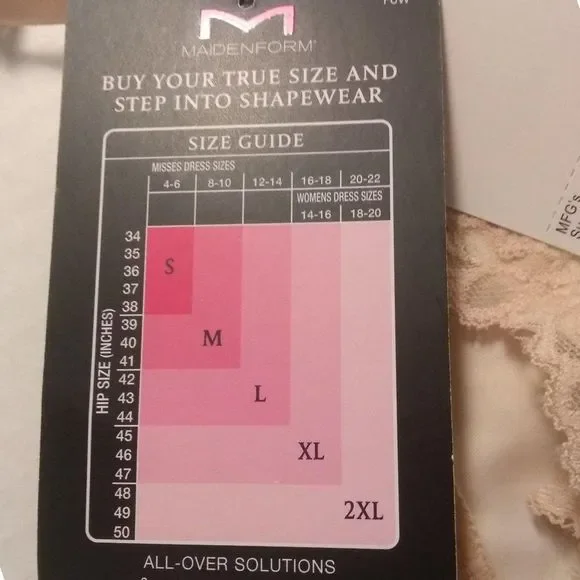 MAIDENFORM FIRM CONTROL ALL OVER SHAPING WEAR YOUR OWN BRA